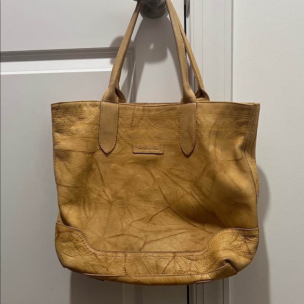 Frye Tan Leather Tote Bag